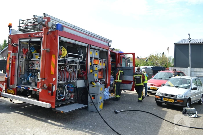Drugslab aangetroffen in loods