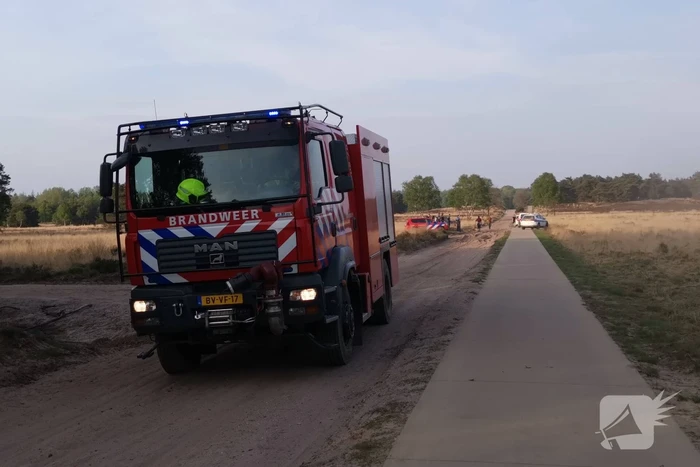 Zoektocht naar vermeende heidebrand