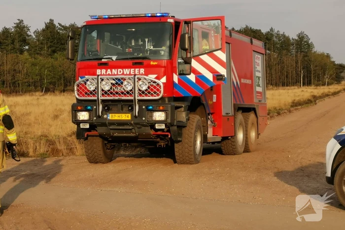 Zoektocht naar vermeende heidebrand