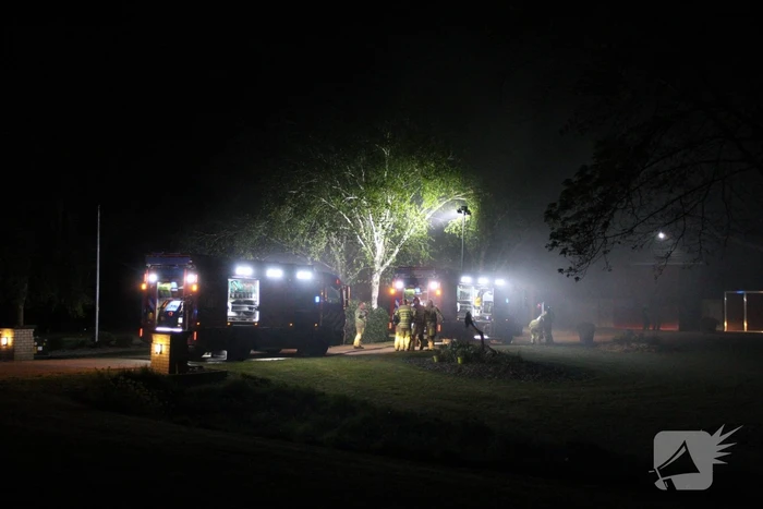 Uitslaande brand in woning