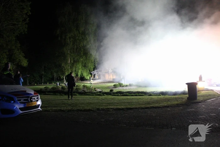Uitslaande brand in woning
