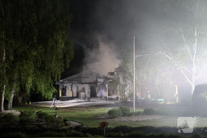 Uitslaande brand in woning
