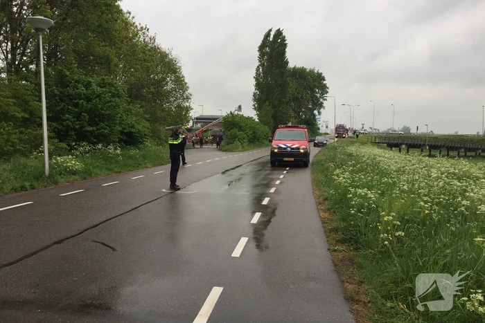 Grote uitslaande brand in industriepand