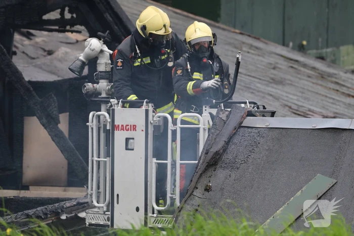 Grote uitslaande brand in industriepand