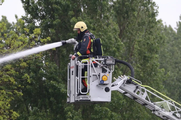 Grote uitslaande brand in industriepand