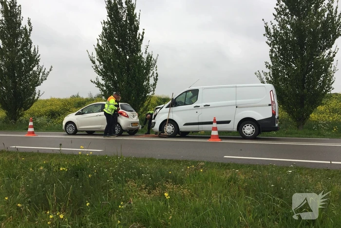 Flinke schade bij kop-staartbotsing