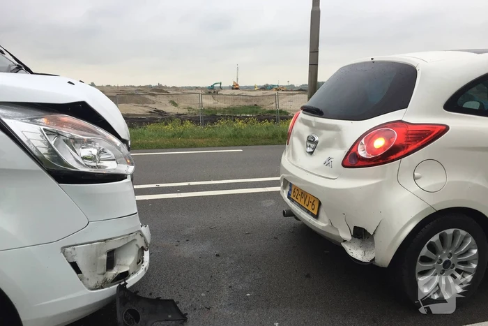 Flinke schade bij kop-staartbotsing