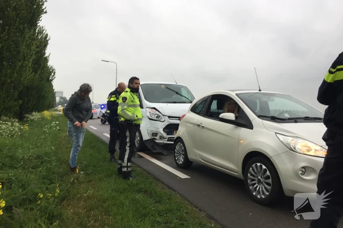 Flinke schade bij kop-staartbotsing