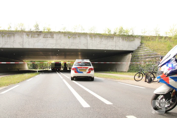 Ernstig ongeval mogelijk met vrachtwagen