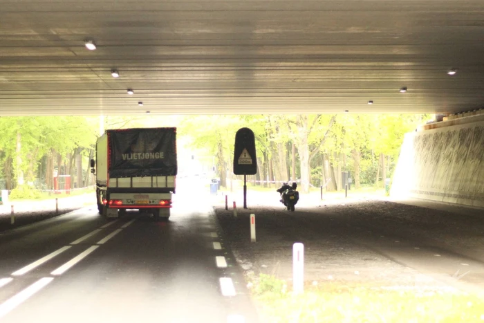 Ernstig ongeval mogelijk met vrachtwagen