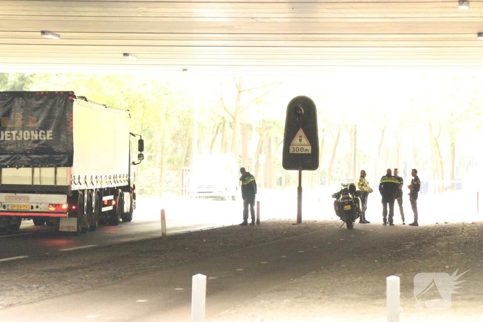 Ernstig ongeval mogelijk met vrachtwagen