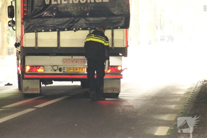 Ernstig ongeval mogelijk met vrachtwagen