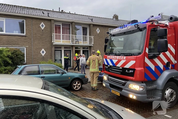 Brand in keuken snel onder controle