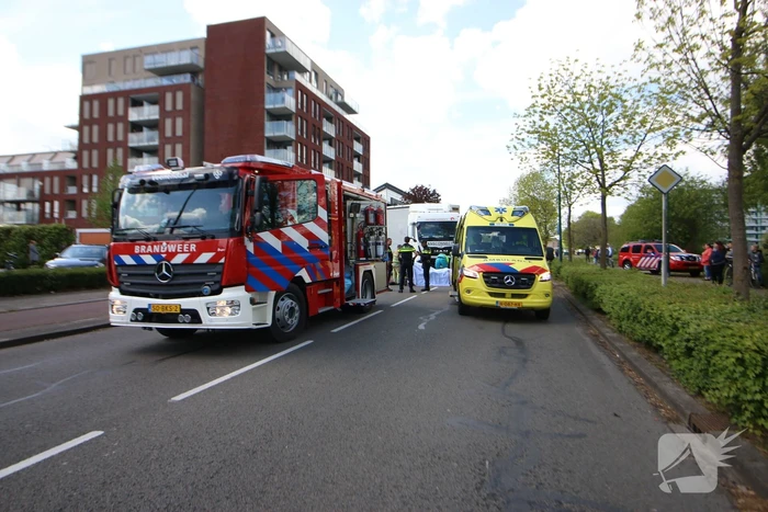 Fietser ernstig gewond bij ongeval met vrachtwagen