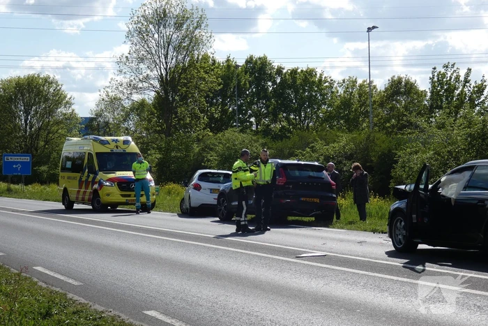 Veel schade na aanrijding