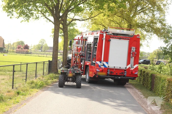 Auto botst op boom