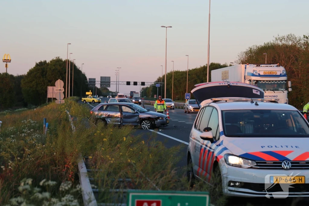 Rijksweg A1 112 meldingen Terschuur 