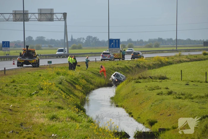 Auto raakt te water