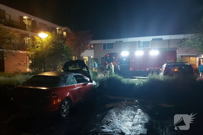 Auto vermoedelijk in brand gestoken