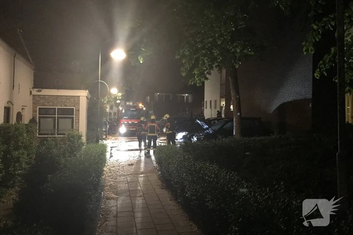 Opnieuw auto in de brand