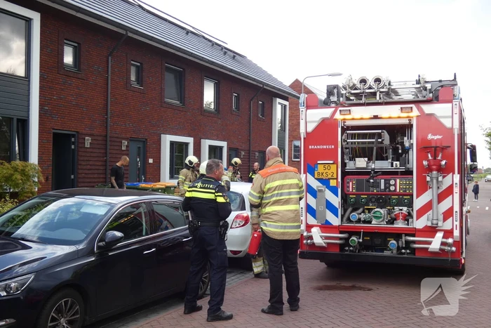 Brand in meterkast van woning