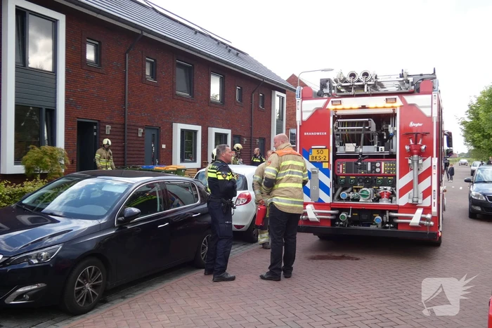 Brand in meterkast van woning