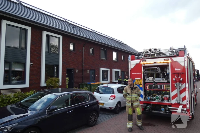 Brand in meterkast van woning