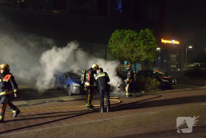 Voertuig door brand verwoest