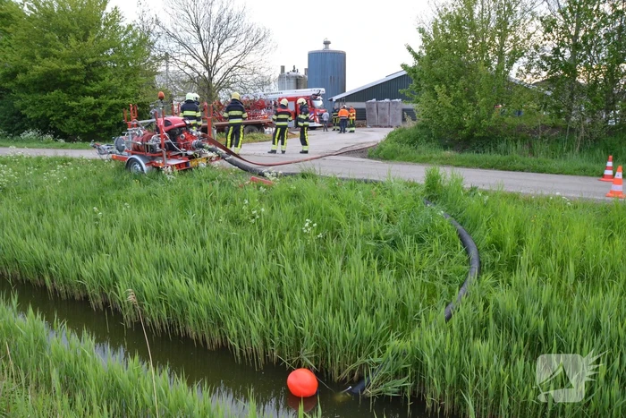 Flinke brand in silo