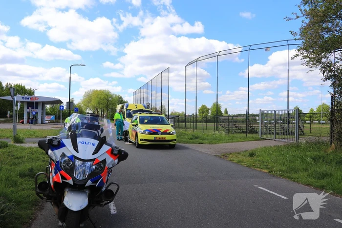 Wielrenner onderuit tijdens toertocht
