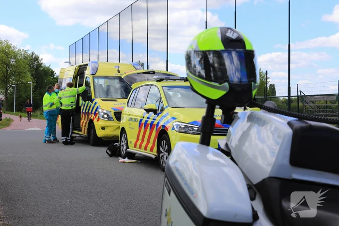 Wielrenner onderuit tijdens toertocht