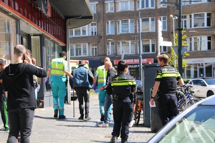 Schade na aanrijding tussen auto en scootmobiel
