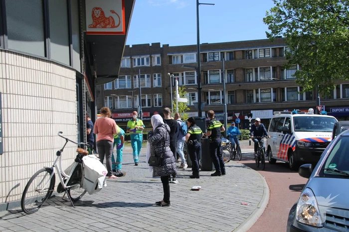 Schade na aanrijding tussen auto en scootmobiel