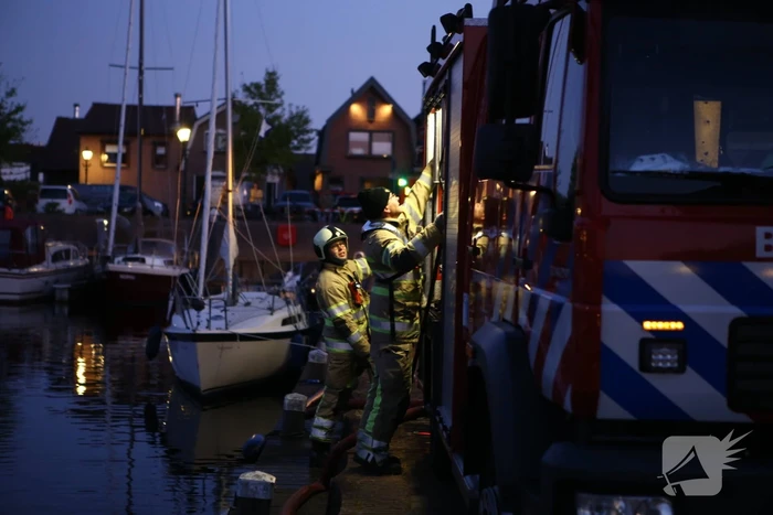 Veel rook bij brand in pand
