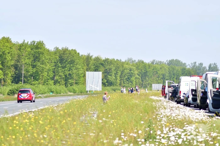 Grote brand in vrachtwagen op A6, snelweg dicht