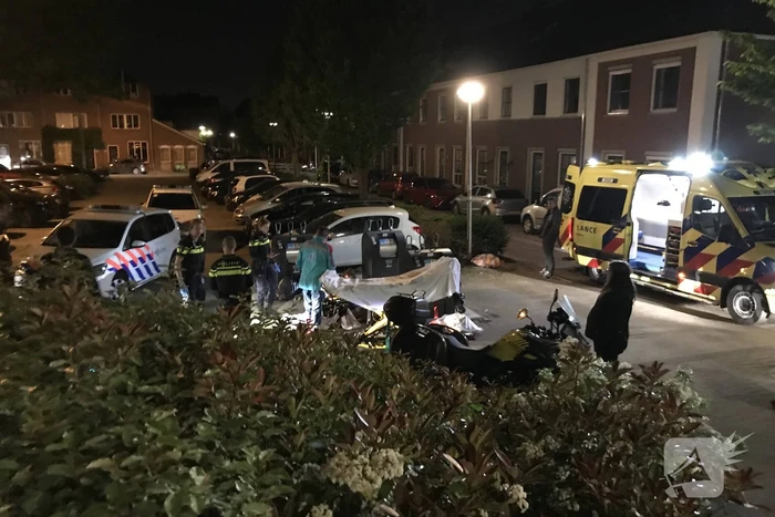 Man onwel op straat