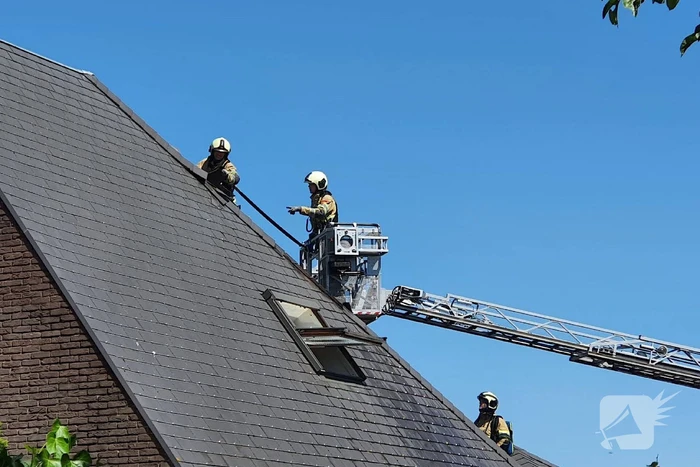 Brand in nok van woning