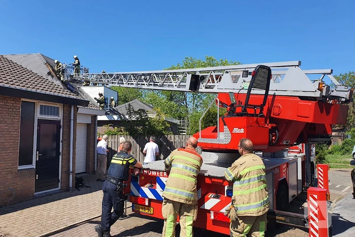 Brand in nok van woning