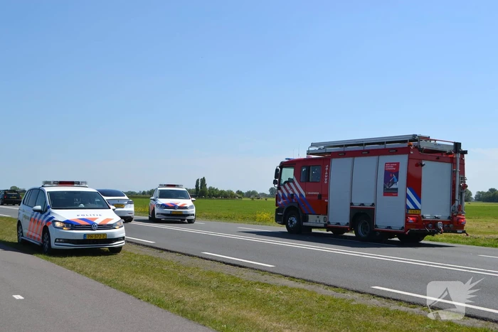Grote zoekactie na gevonden rollator langs sloot