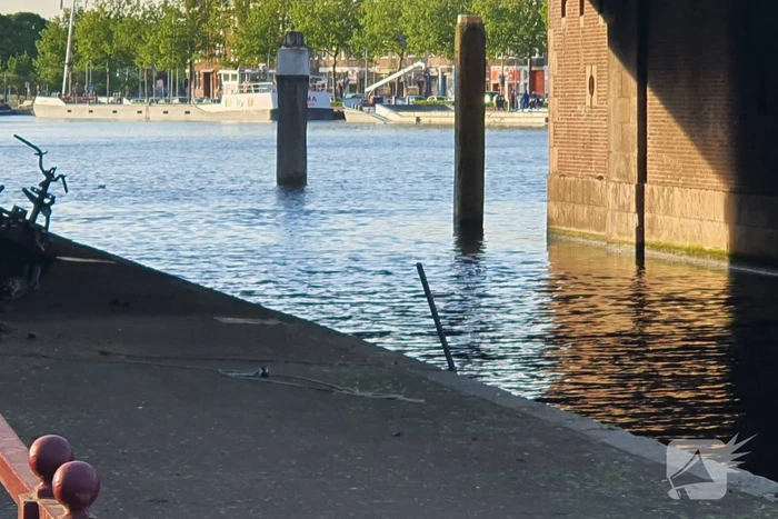 Magneetvisser haalt explosief uit water