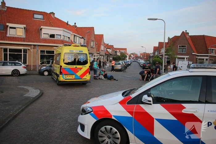 Scooterrijder gewond na aanrijding