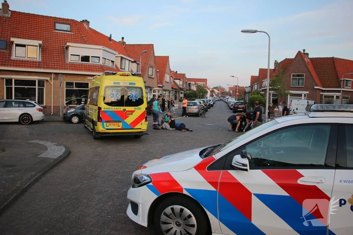 Scooterrijder gewond na aanrijding