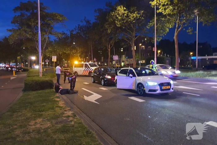 Gewonde bij kop-staart aanrijding
