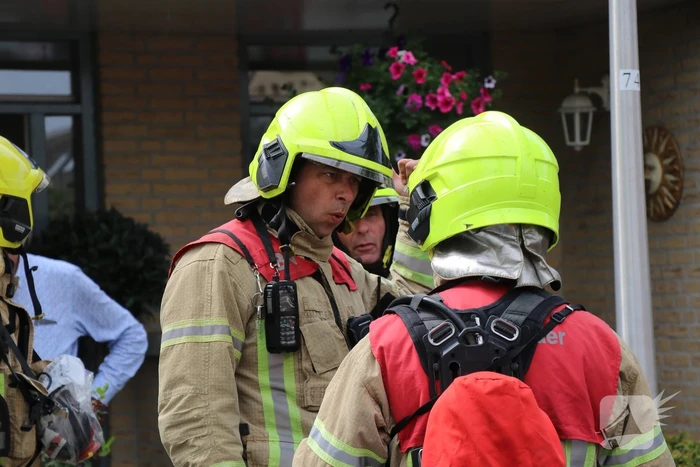 Brand op zolder van woning