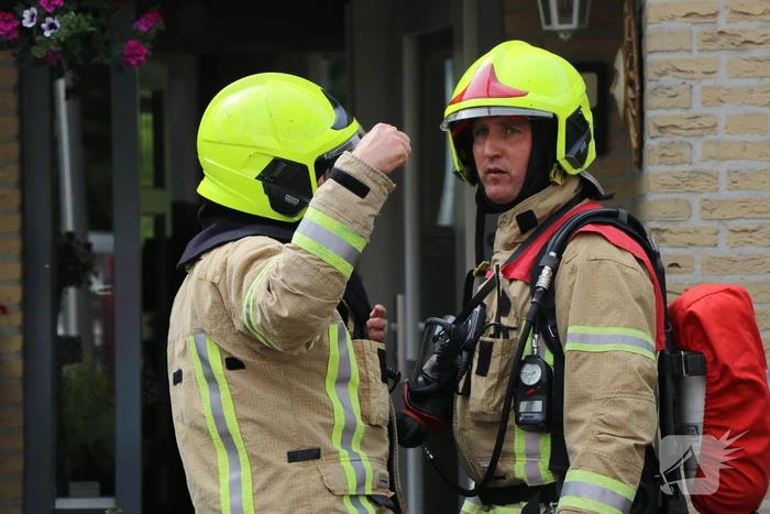 Brand op zolder van woning