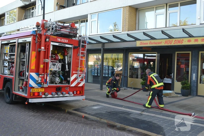 Brand in keuken van restaurant Hou Sing