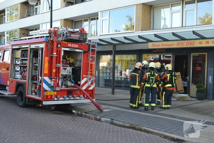 Brand in keuken van restaurant Hou Sing
