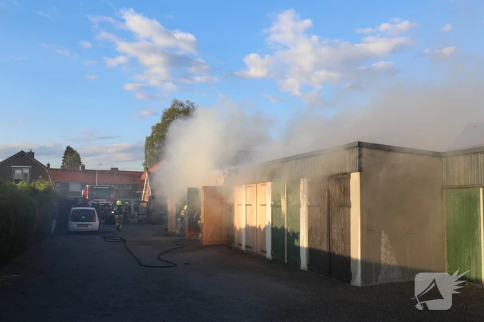 Flinke brand in garagebox
