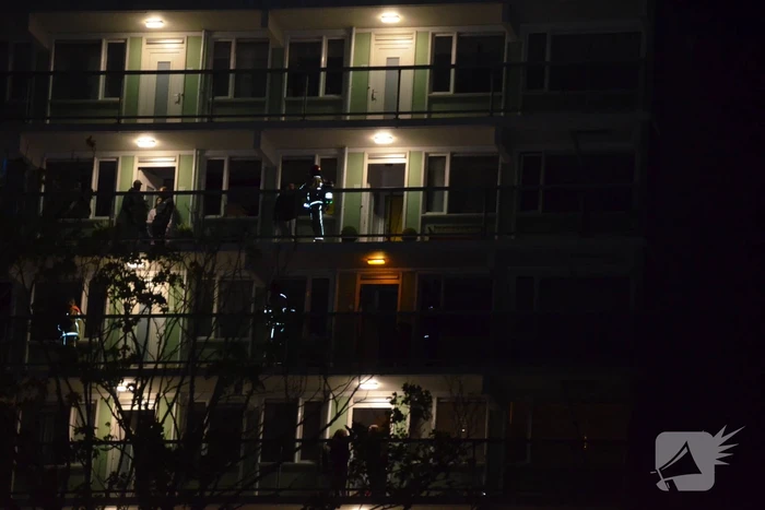 Gewonde bij brand in flatgebouw