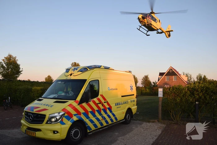 Persoon ernstig gewond geraakt op camping